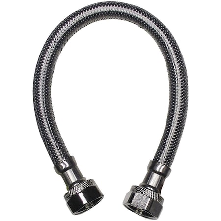 B & K 1/2 In. F X 1/2 In. C X 16 In. L Stainless Steel Faucet Connector 496-062